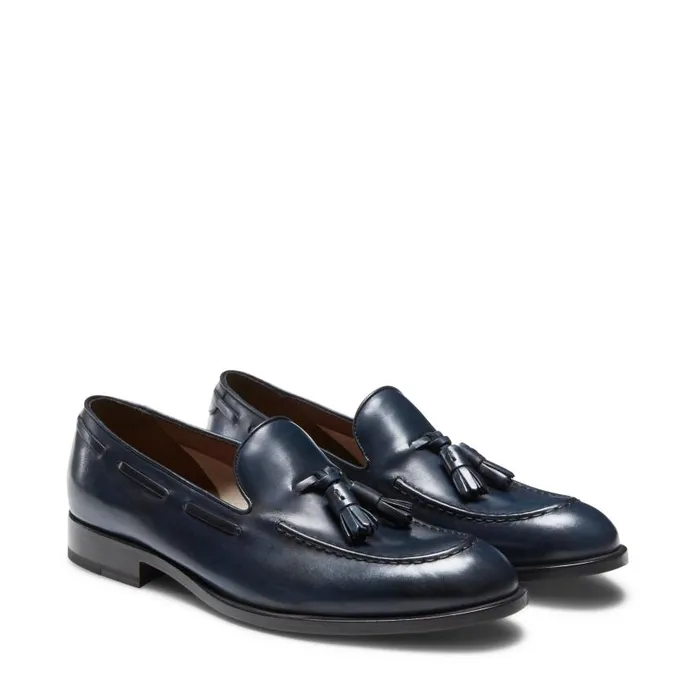 Men Brera Loafer Navy Blue Fratelli Rossetti Loafers Men Brera Loafer Navy Blue Fratelli Rossetti Loafers