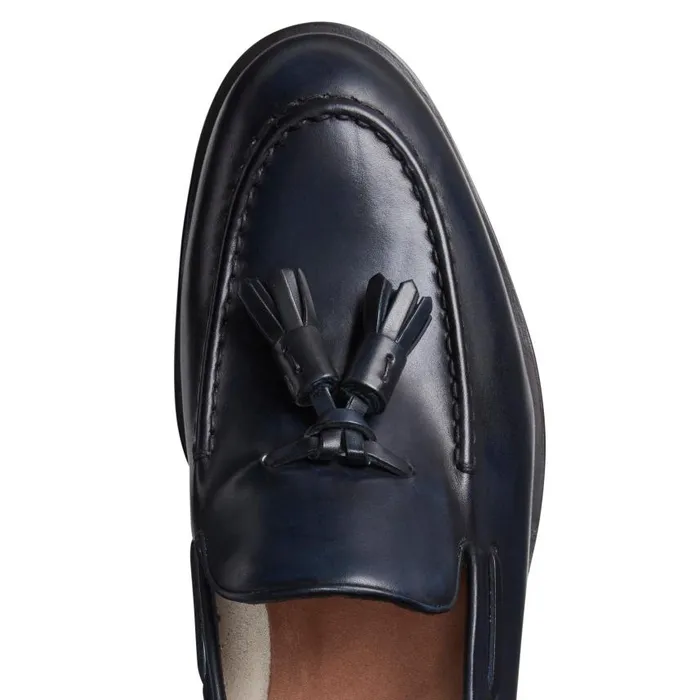 Men Brera Loafer Navy Blue Fratelli Rossetti Loafers Men Brera Loafer Navy Blue Fratelli Rossetti Loafers