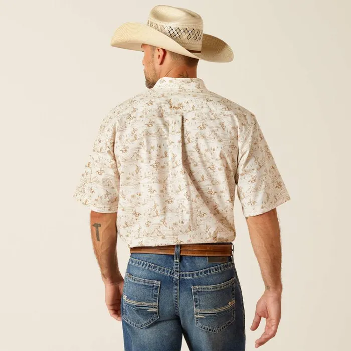Men Button Down Shirts Ariat Edison Classic Fit Shirt Tan Men Button Down Shirts Ariat Edison Classic Fit Shirt Tan