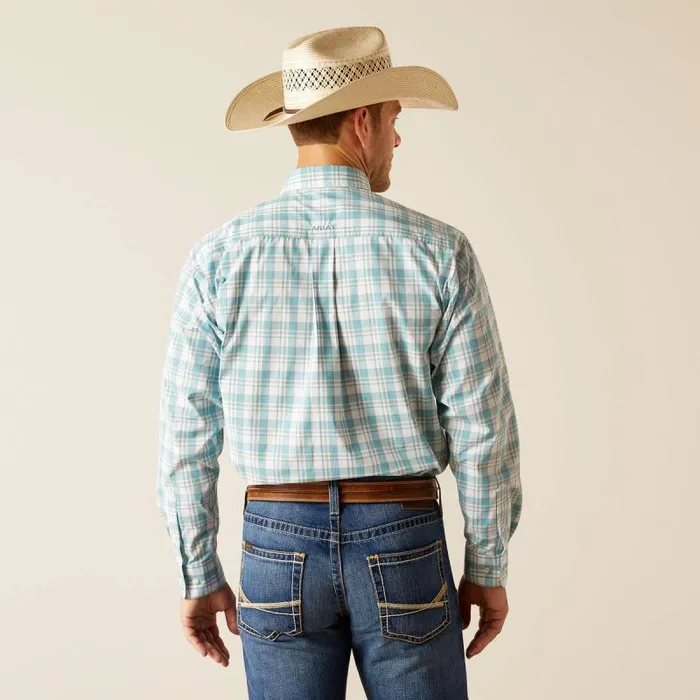 Men Button Down Shirts Ariat Pro Series Edward Classic Fit Shirt Dark Blue Men Button Down Shirts Ariat Pro Series Edward Classic Fit Shirt Dark Blue