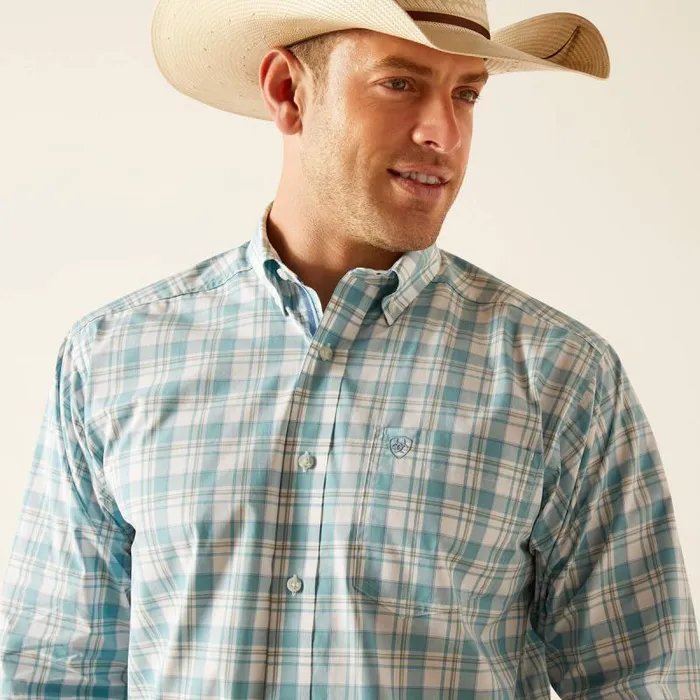 Men Button Down Shirts Ariat Pro Series Edward Classic Fit Shirt Dark Blue Men Button Down Shirts Ariat Pro Series Edward Classic Fit Shirt Dark Blue