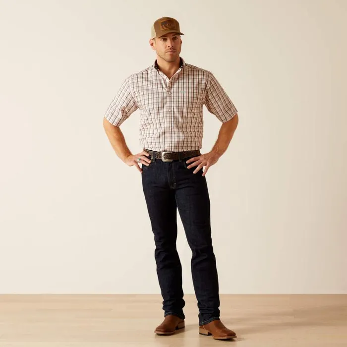 Men Button Down Shirts Ariat Wrinkle Free Sage Classic Fit Shirt Pink Men Button Down Shirts Ariat Wrinkle Free Sage Classic Fit Shirt Pink
