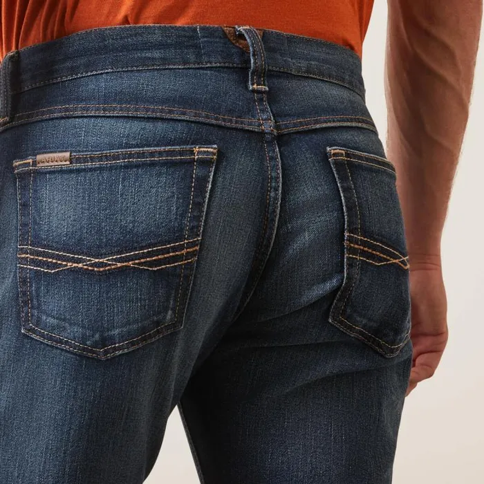 Men Denim Ariat M7 Rocker Stretch Legacy Stackable Straight Leg Jean Fremont Men Denim Ariat M7 Rocker Stretch Legacy Stackable Straight Leg Jean Fremont