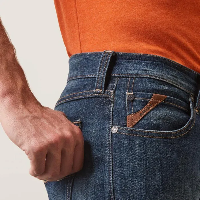 Men Denim Ariat M7 Rocker Stretch Legacy Stackable Straight Leg Jean Fremont Men Denim Ariat M7 Rocker Stretch Legacy Stackable Straight Leg Jean Fremont