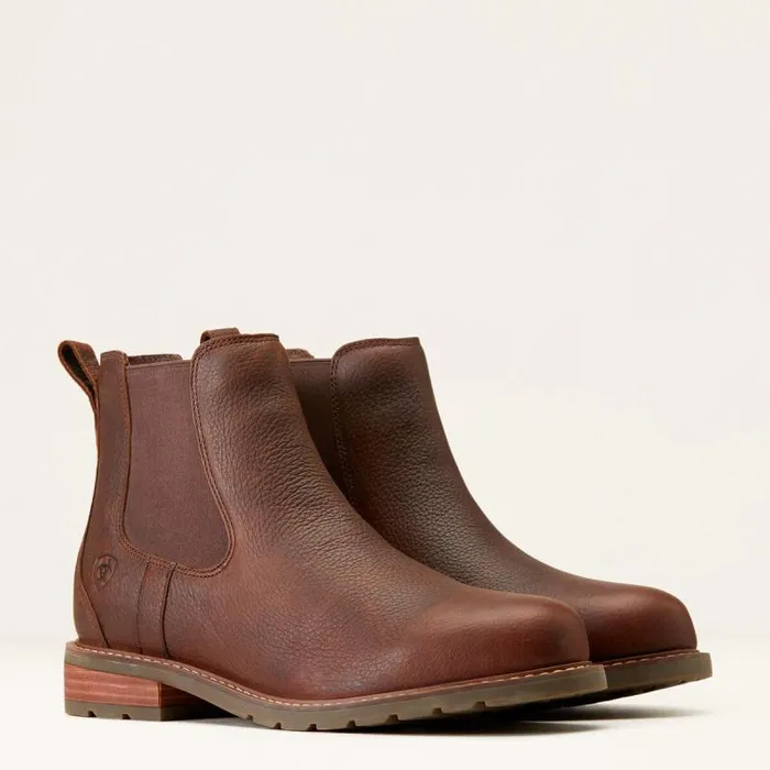 Men Dress and Fashion Boots Ariat Wexford Waterproof Chelsea Boot Dark Brown Men Dress and Fashion Boots Ariat Wexford Waterproof Chelsea Boot Dark Brown