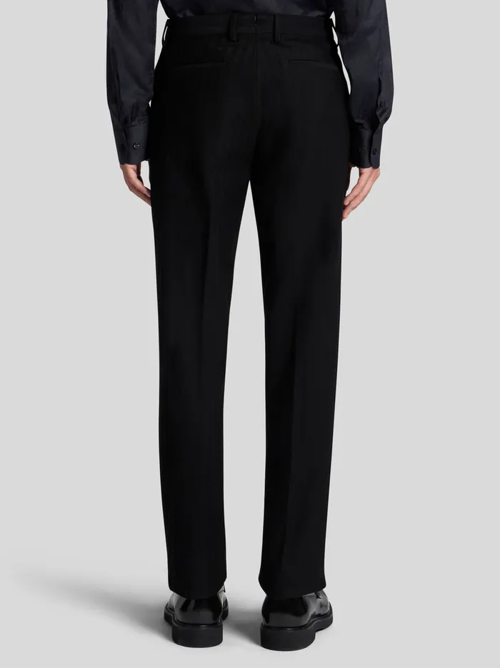 Men Etro Trousers StripedEffect Jacquard Evening Trousers Black Men Etro Trousers StripedEffect Jacquard Evening Trousers Black