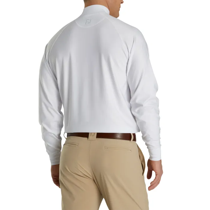 Men FootJoy Base MidLayers Mock White Men FootJoy Base MidLayers Mock White