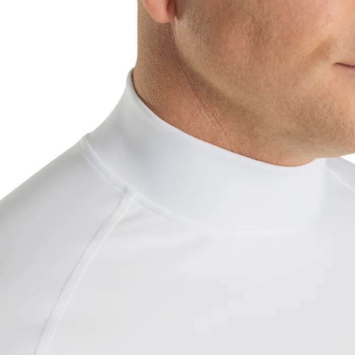 Men FootJoy Base MidLayers Mock White Men FootJoy Base MidLayers Mock White