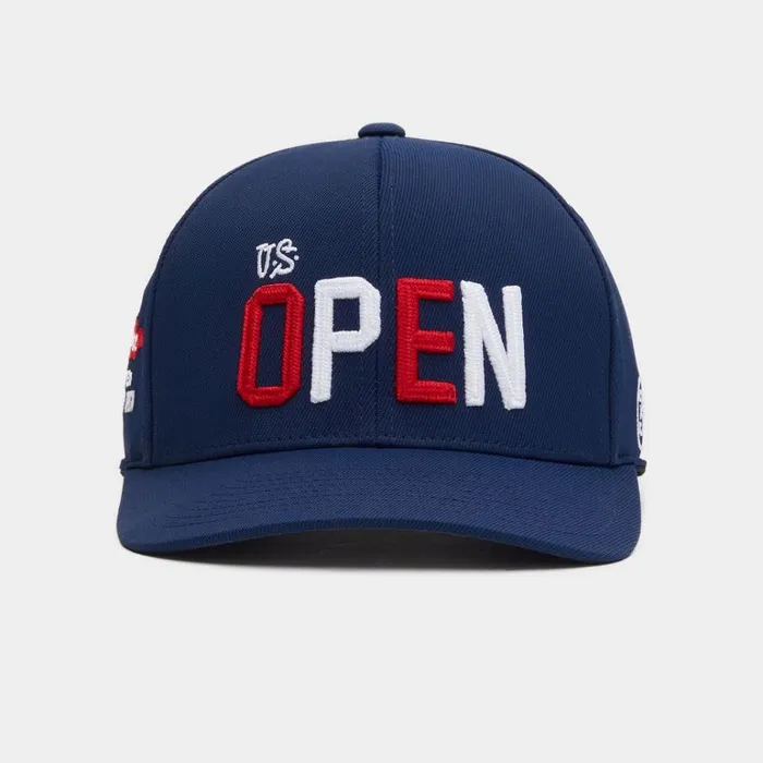 Men GFORE Blue Limited Edition US Open 23 Stretch Twill Snapback Golf Hats