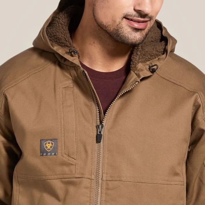 Men Jackets and Vests Ariat Rebar DuraCanvas Jacket Field Khaki Men Jackets and Vests Ariat Rebar DuraCanvas Jacket Field Khaki