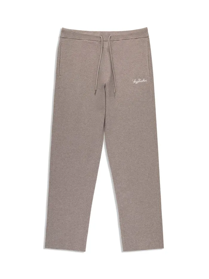 Men Knitwear Sergio Tacchini Enzo Track Pant Taupe Grey