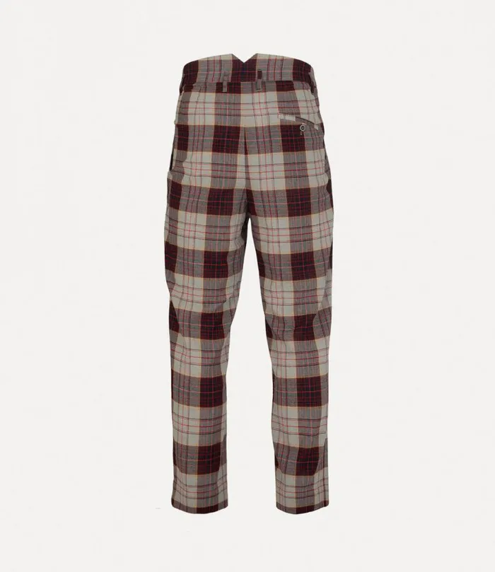Men M Cropped Cruise Trousers Redcheck Vivienne Westwood Trousers And Shorts Men M Cropped Cruise Trousers Redcheck Vivienne Westwood Trousers And Shorts