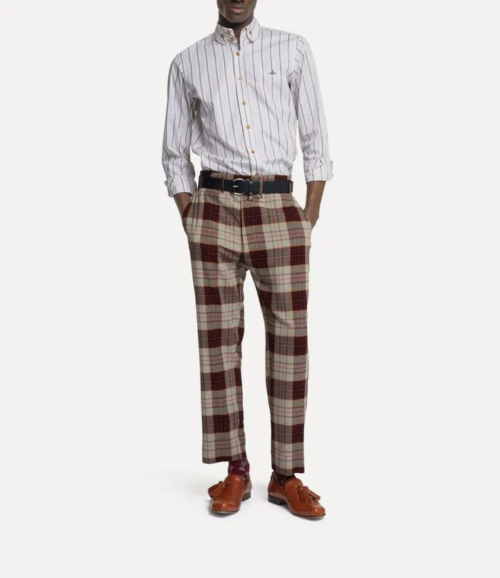 Men M Cropped Cruise Trousers Redcheck Vivienne Westwood Trousers And Shorts Men M Cropped Cruise Trousers Redcheck Vivienne Westwood Trousers And Shorts