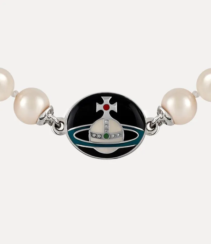 Men Man Loelia Large Pearl Necklace Platinumblackoffwhitegreenred Vivienne Westwood Necklaces Men Man Loelia Large Pearl Necklace Platinumblackoffwhitegreenred Vivienne Westwood Necklaces