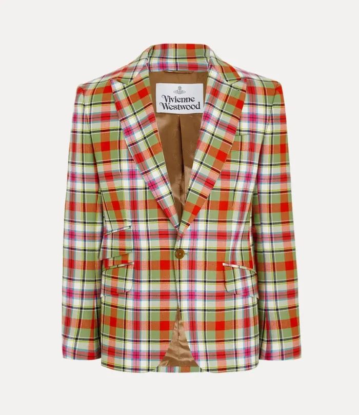 Men One Button Jacket Multi Vivienne Westwood Coats And Jackets