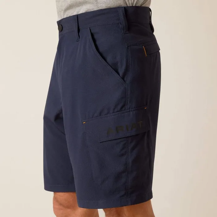 Men Pants and Shorts Ariat Rebar WorkFlow Ultralight Short Navy Men Pants and Shorts Ariat Rebar WorkFlow Ultralight Short Navy