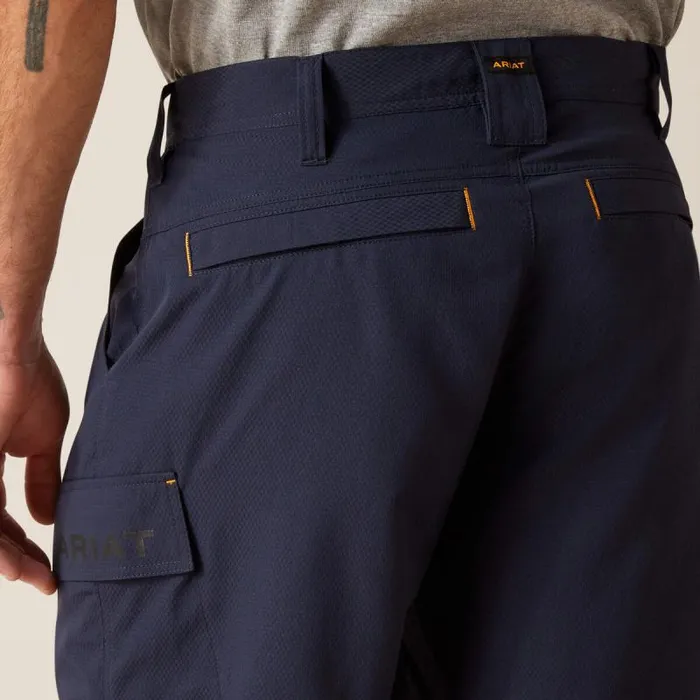 Men Pants and Shorts Ariat Rebar WorkFlow Ultralight Short Navy Men Pants and Shorts Ariat Rebar WorkFlow Ultralight Short Navy