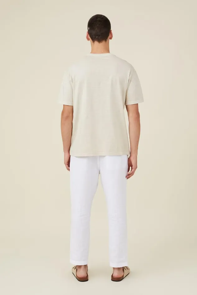 Men Pants Cotton On Linen Pant White Men Pants Cotton On Linen Pant White