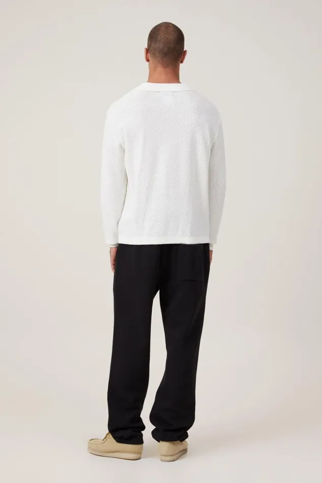 Men Pants Cotton On Relaxed Track Pant Black Men Pants Cotton On Relaxed Track Pant Black