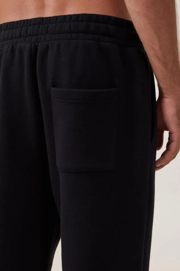 Men Pants Cotton On Relaxed Track Pant Black Men Pants Cotton On Relaxed Track Pant Black
