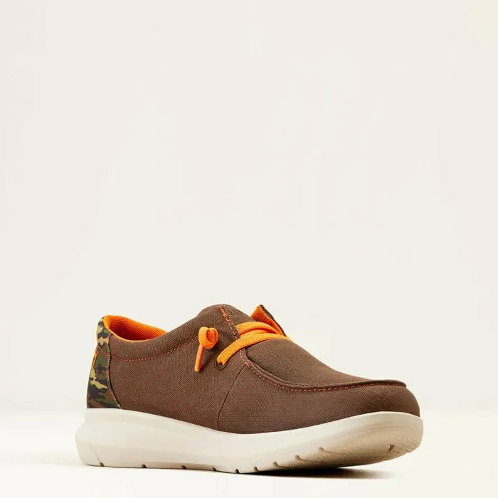 Men Shoes and Sneakers Ariat Hilo Stretch Lace Browndeerskull Camo