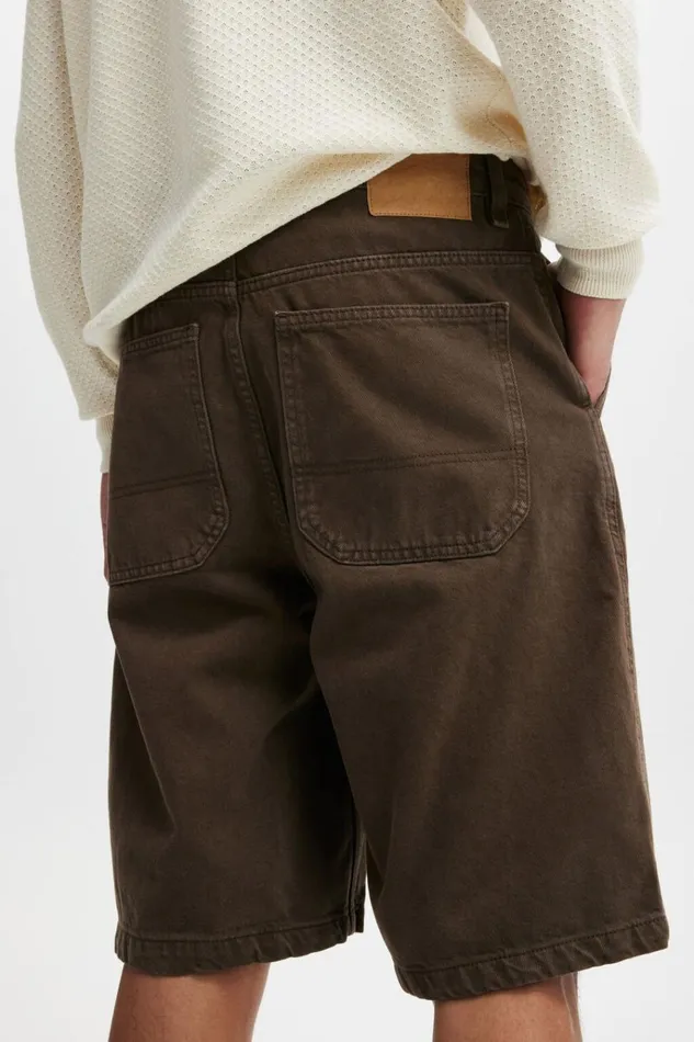 Men Shorts Cotton On Baggy Denim Short Chocolate Men Shorts Cotton On Baggy Denim Short Chocolate