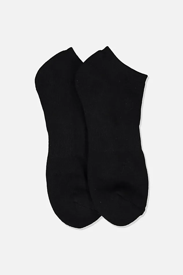 Men Socks and Underwear Cotton On Ankle Socks 2 Pack Black Men Socks and Underwear Cotton On Ankle Socks 2 Pack Black