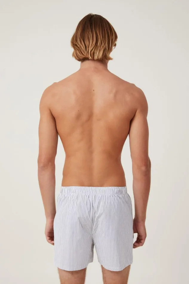 Men Socks and Underwear Cotton On Stretch Boxer Short Grey White Stripe Men Socks and Underwear Cotton On Stretch Boxer Short Grey White Stripe