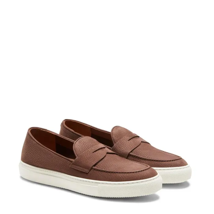 Men Suede Loafer Brown Fratelli Rossetti Loafers Men Suede Loafer Brown Fratelli Rossetti Loafers
