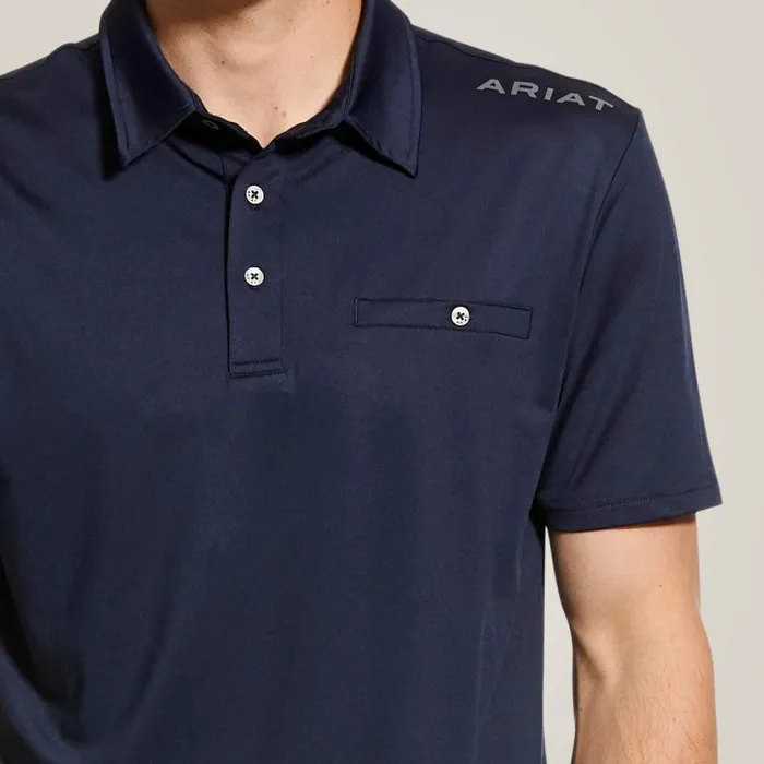 Men TShirts and Polos Ariat Norco Polo Navy Men TShirts and Polos Ariat Norco Polo Navy