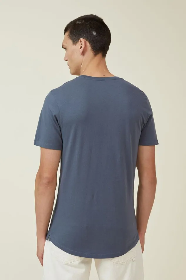 Men Tees and Tanks Cotton On Organic Longline TShirt Dusty Denim Men Tees and Tanks Cotton On Organic Longline TShirt Dusty Denim