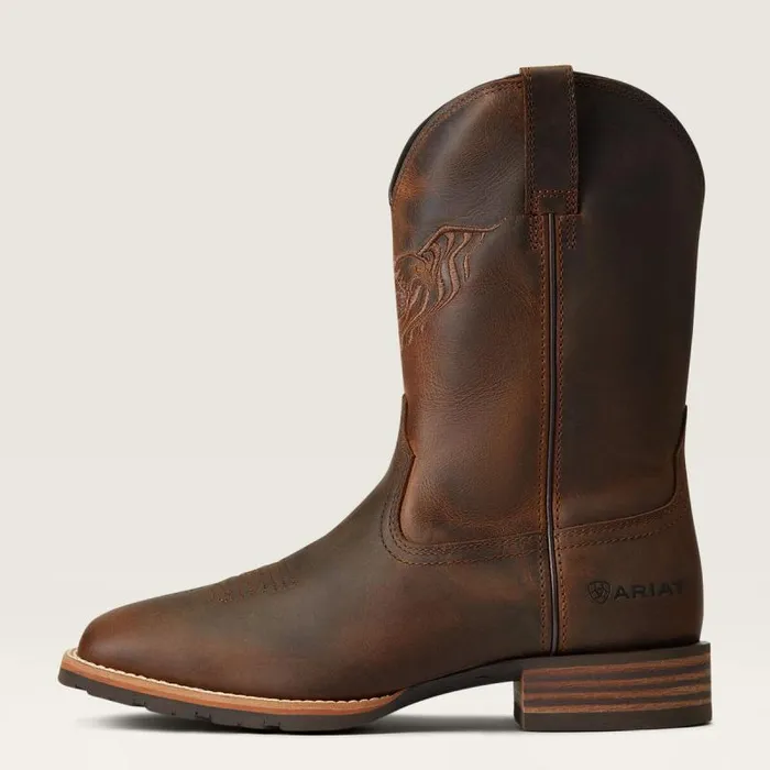 Men Western Boots Ariat Hybrid Fly High Western Boot Distressed Brown Men Western Boots Ariat Hybrid Fly High Western Boot Distressed Brown