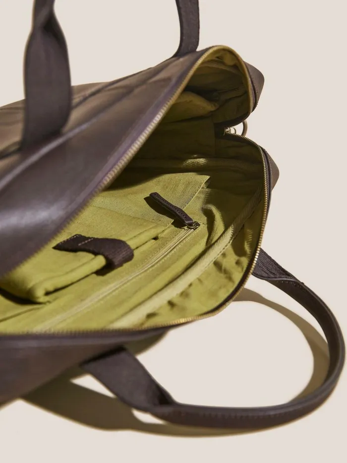 Men White Stuff Bags Finn Work Bag Dark Brown Men White Stuff Bags Finn Work Bag Dark Brown