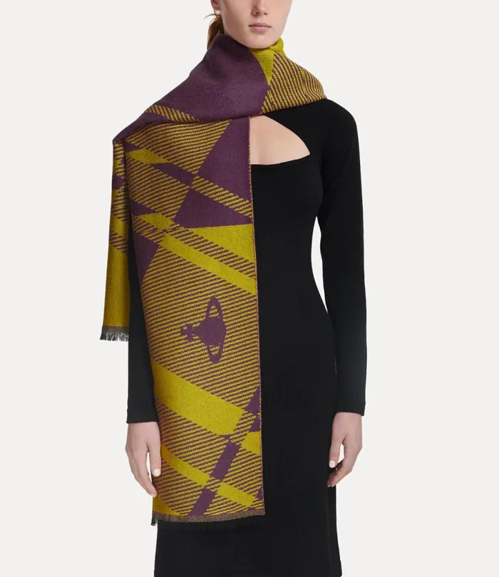 MenWomen Bruce Scarf Purple Vivienne Westwood Scarves And Ponchos MenWomen Bruce Scarf Purple Vivienne Westwood Scarves And Ponchos
