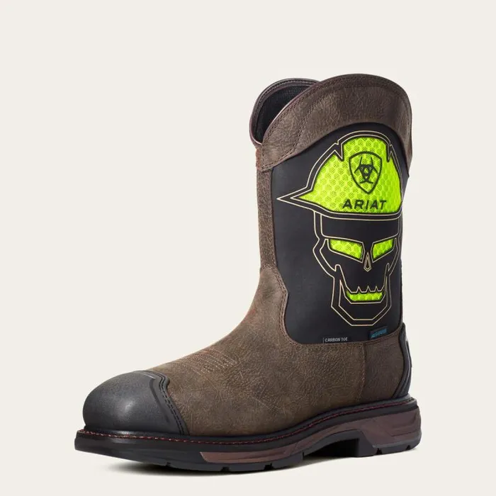 Men Work Boots Ariat WorkHog XT VentTEK Bold Waterproof Carbon Toe Work Boot Iron Coffee Men Work Boots Ariat WorkHog XT VentTEK Bold Waterproof Carbon Toe Work Boot Iron Coffee