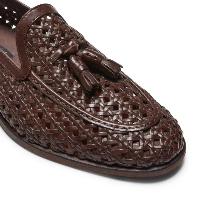Men Woven Brera Loafer Mahogany Fratelli Rossetti Loafers Men Woven Brera Loafer Mahogany Fratelli Rossetti Loafers