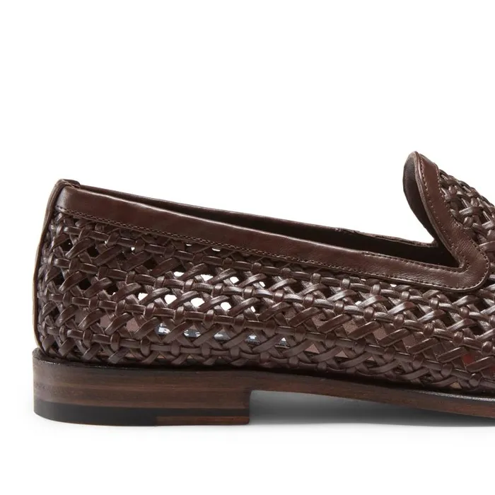 Men Woven Brera Loafer Mahogany Fratelli Rossetti Loafers Men Woven Brera Loafer Mahogany Fratelli Rossetti Loafers