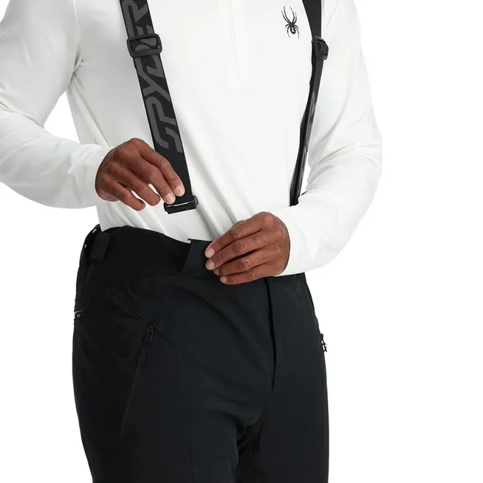 Mens Bormio Black Spyder Insulated