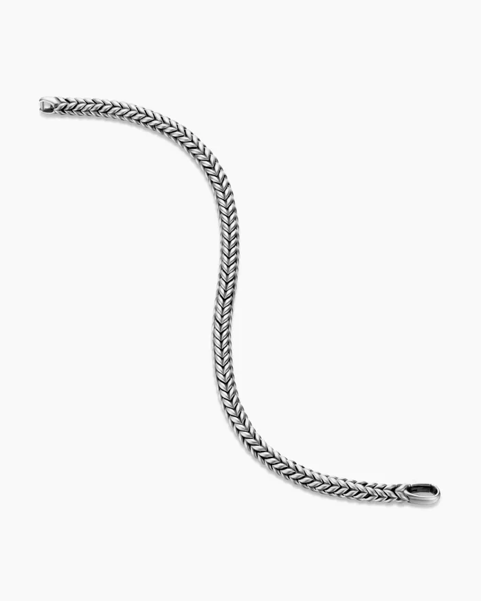 Mens Chevron Bead Bracelet In Sterling Silver 6mm Men David Yurman Chain Mens Chevron Bead Bracelet In Sterling Silver 6mm Men David Yurman Chain