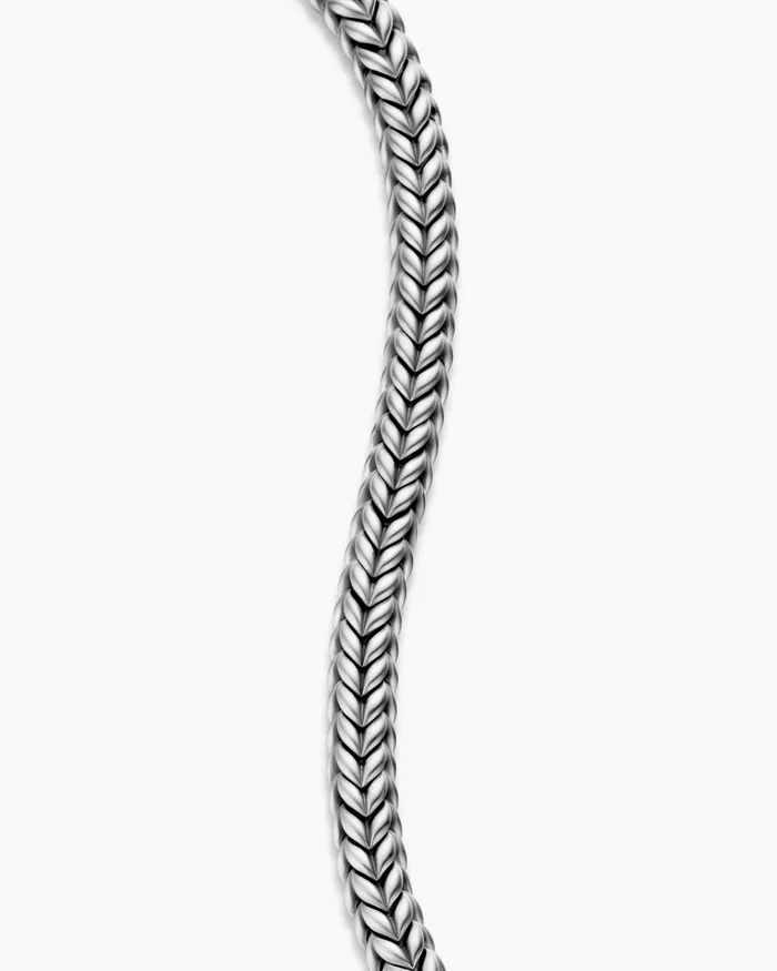 Mens Chevron Bead Bracelet In Sterling Silver 6mm Men David Yurman Chain Mens Chevron Bead Bracelet In Sterling Silver 6mm Men David Yurman Chain