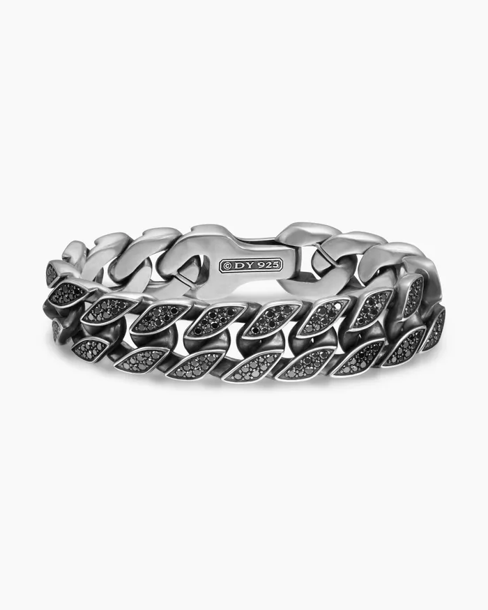 Mens Curb Chain Bracelet In Sterling Silver 18mm Men David Yurman Curb Chain Mens Curb Chain Bracelet In Sterling Silver 18mm Men David Yurman Curb Chain