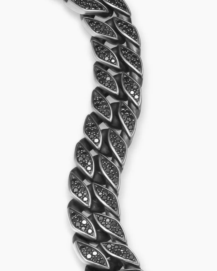 Mens Curb Chain Bracelet In Sterling Silver 18mm Men David Yurman Curb Chain Mens Curb Chain Bracelet In Sterling Silver 18mm Men David Yurman Curb Chain