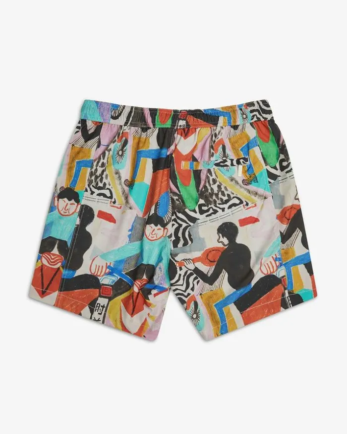 Mens Deus Ex Machina Boardshorts Vespacific Boardshort 8211 Multi Multi Mens Deus Ex Machina Boardshorts Vespacific Boardshort 8211 Multi Multi