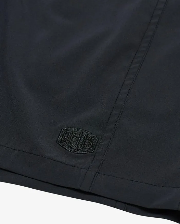 Mens Deus Ex Machina Classics Summit Boardshort 8211 Black Black Mens Deus Ex Machina Classics Summit Boardshort 8211 Black Black