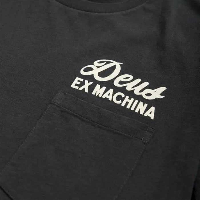 Mens Deus Ex Machina Classics Venice Address Tee 8211 Black Black Mens Deus Ex Machina Classics Venice Address Tee 8211 Black Black