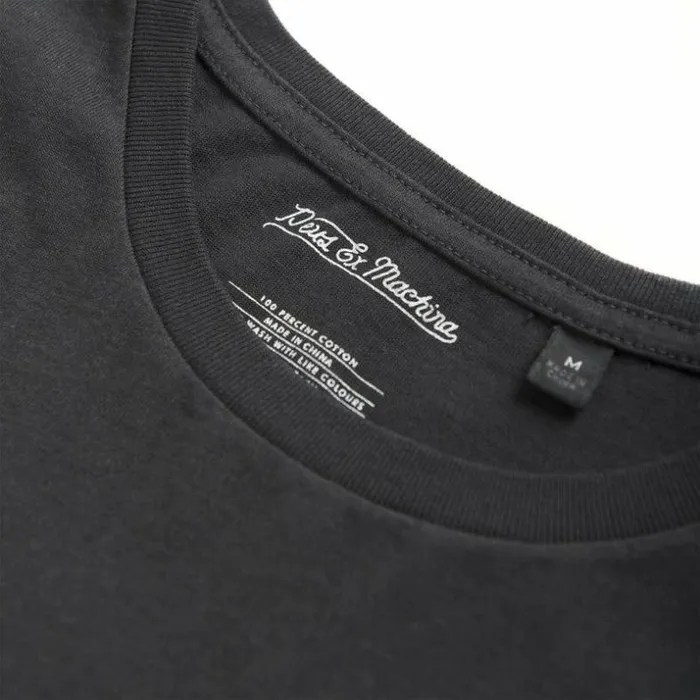 Mens Deus Ex Machina Classics Venice Address Tee 8211 Black Black Mens Deus Ex Machina Classics Venice Address Tee 8211 Black Black