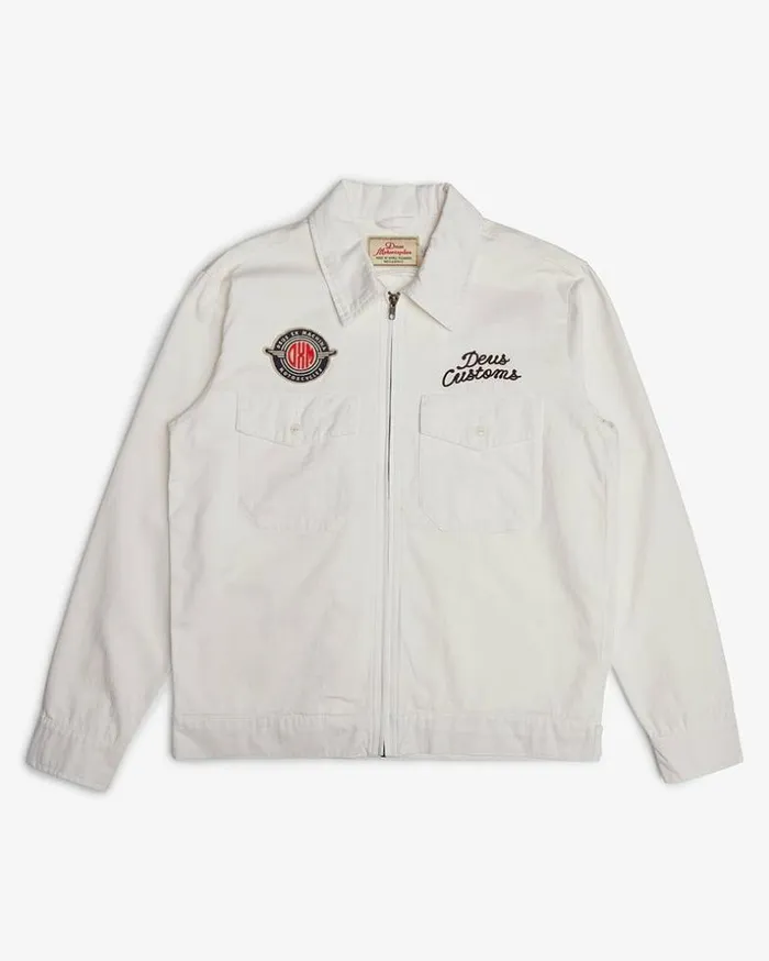 Mens Deus Ex Machina Jackets Pleasures Work Jacket 8211 Natural Natural Mens Deus Ex Machina Jackets Pleasures Work Jacket 8211 Natural Natural
