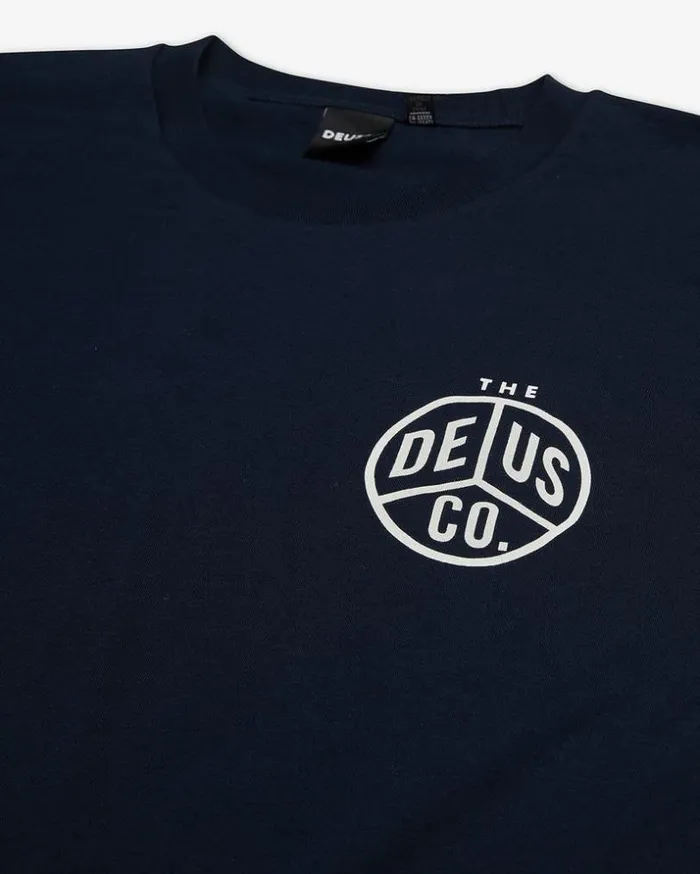 Mens Deus Ex Machina Tees Dice Tee 8211 Navy Navy Mens Deus Ex Machina Tees Dice Tee 8211 Navy Navy