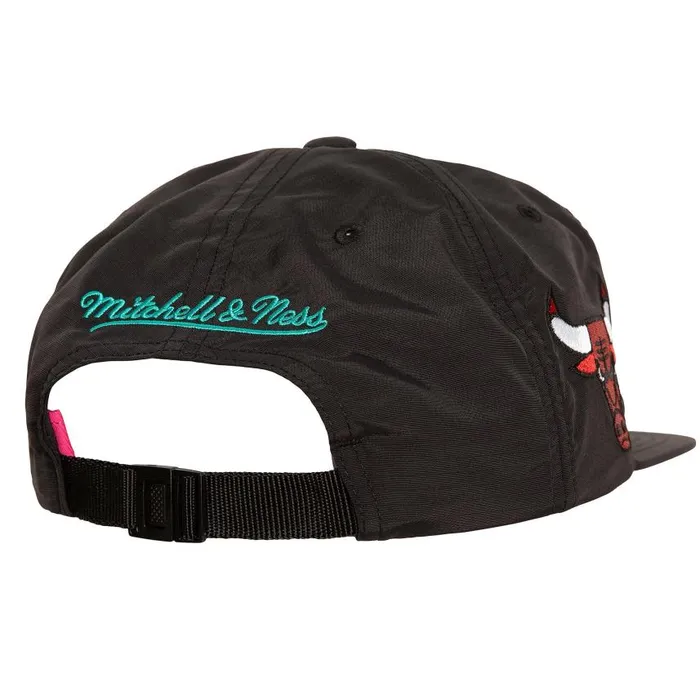 Mitchell and Ness 90s Reflective Deadstock Strapback Chicago Bulls Men Hats and Headwear Mitchell and Ness 90s Reflective Deadstock Strapback Chicago Bulls Men Hats and Headwear