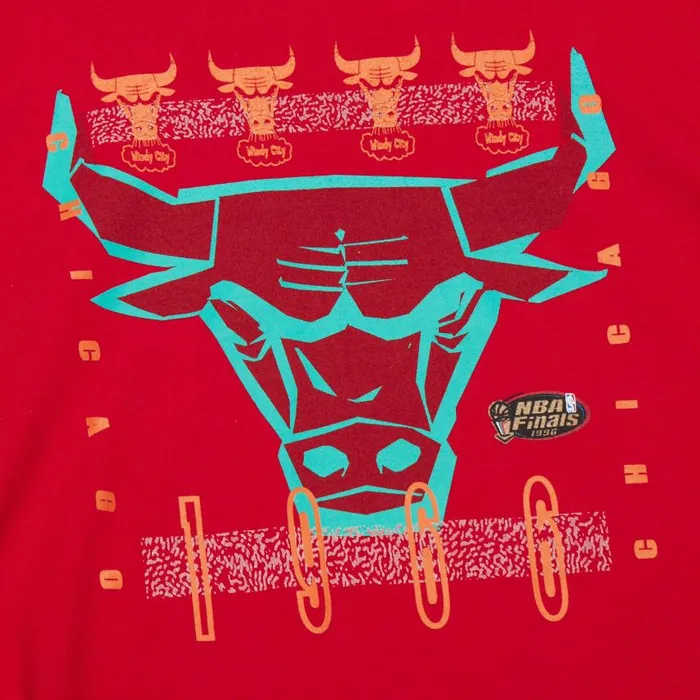 Mitchell and Ness 90s Reflective Static SS Premium Tee Chicago Bulls Men TShirts and Tops Mitchell and Ness 90s Reflective Static SS Premium Tee Chicago Bulls Men TShirts and Tops